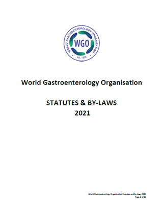 World Gastroenterology Organisation Statutes By-Laws 2017