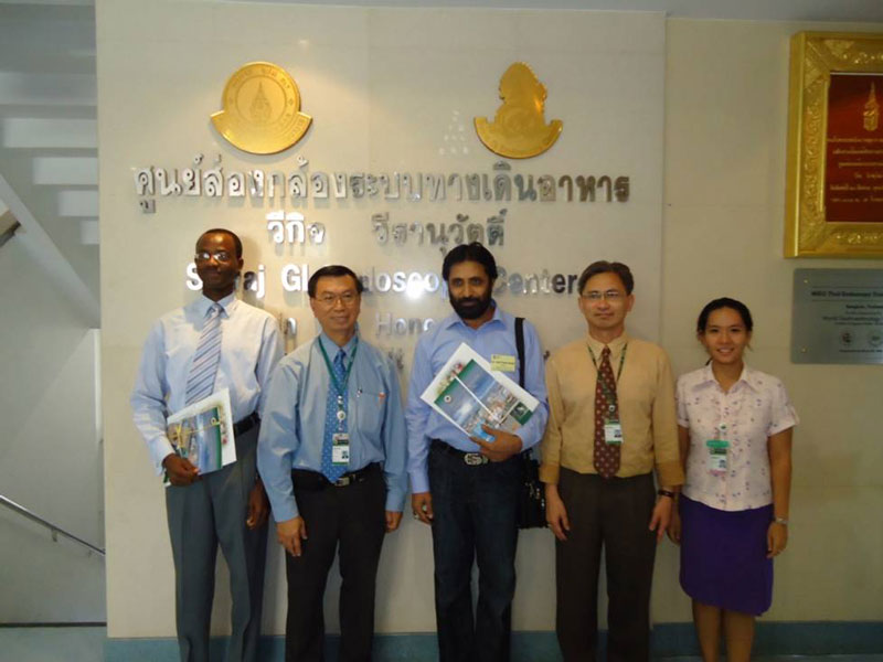 Trainees at the WGO Bangkok Training Center.